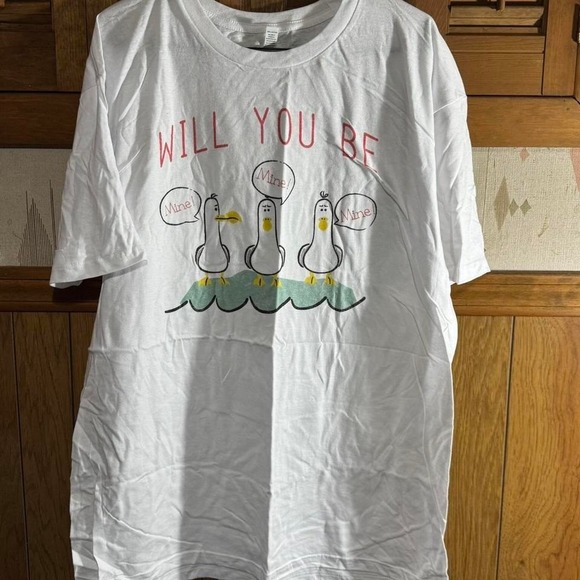 Hot Topic Tops - Hot Topic Finding Nemo "Will you be mine" white t-shirt Size XL